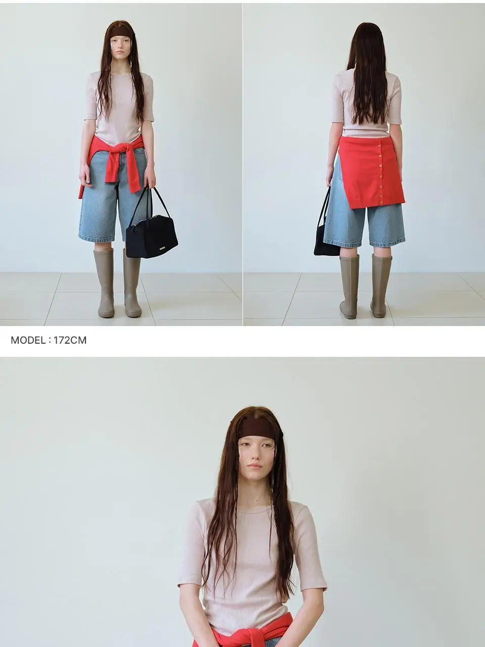 [모음전] 벤시몽 RIBBED KNIT T-SHIRT - 3color 상세페이지 3